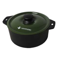 Panela de Ferro Fundido Tampa Verde 240x115  Met. Venâncio