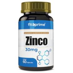 Zinco Sulfato de Zinco 30mg 60 cápsulas Fitoprime