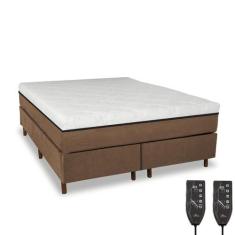 Cama Box e Colchão Magnético Massageador - Eco Premium - Eco New, Marr