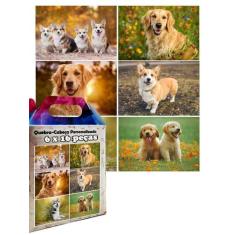 Kit 6 Quebra-Cabeças Cachorros Cognitivo De 16 Peças Cada - Reidopendr