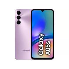 Smartphone Samsung Galaxy A05s 128GB - Violeta, 4G, RAM 6GB, Câmera Tripla 50MP + Selfie 13MP, Tela 6,7"