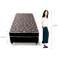 Cama Box Solteirão 1,10 x 1,88 Conjugada