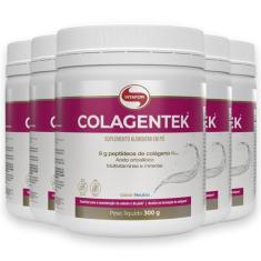 Kit 5 Colagentek Vitafor 300g Neutro