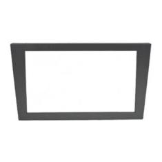 Moldura Painel 2Din Vectra Meriva Corsa Montana - Grafite