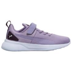 Tênis Puma Flyer Runner Mesh V PS Juvenil Lilás-Unissex
