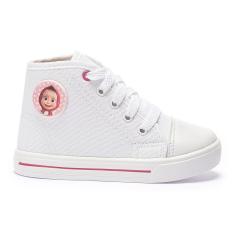 Tênis Infantil Feminino Footz Botinha Masha e o Urso Casual Menina-Feminino