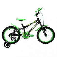 Bicicleta Aro 16, Masculina - 319371, Preto/Verde, Cairu