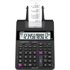 Calculadora com Bobina 12 Dígitos Bivolt HR100RC Preta CASIO