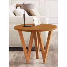 Mesa Redonda Lateral Canto Sala Sofá Moderna - JB 8038 - JB móveis