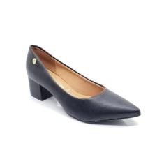 Sapato Scarpin Vizzano Feminino 1220315, 38, Pelica, Preto