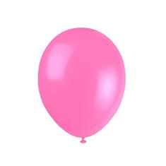 Balão de Látex Rosa - 9 Polegadas - 50 Unidades