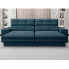 Sofá Pegasus 2,50m Assento Retrátil e Reclinável Velosuede Royal - NET