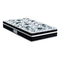 Colchão Solteiro Anatômico D28 - Prodormir Advanced Tech1000 Euro Pillow Black (78x188x24) - Probel