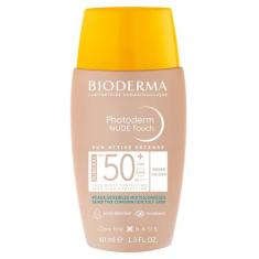 Protetor Solar com Cor Bioderma Photoderm Nude Touch Mineral FPS 50+, 