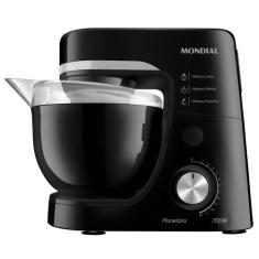 Batedeira Planetária Mondial BP03 Preta 127V, Preto, 110V