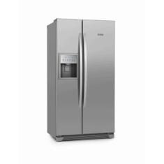 Geladeira/Refrigerador Frost Free Electrolux Side By Side Inox 504L (SS72X)