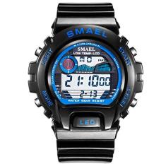 Relógio de Pulso masculino Militar Smael 0931 à prova d´ água (Preto)