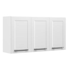 Armário de Cozinha Aéreo Itatiaia Aço 3 Portas Florença Branco Neve
