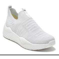 Tênis Via Marte Meia Knit Slip On Leve Casual Caminhada Blogueira