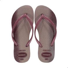 Chinelo Feminino Havaianas Slim Gloss-Amaranto