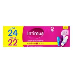 Absorvente Interno Buffer Intimus Médio 24 Unidades, 24 UNIDADES MEDIO