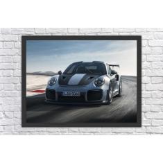 Quadro Decorativo Carros Porsche Salas Quartos Decorações Com Moldura 