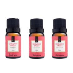 Kit 3 Essências Morango - 10Ml Via Aroma