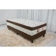 Cama Box Solteiro Conjugado Nosso Sonho Macia e Confortável - Semi Ort