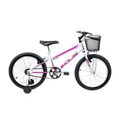 Bicicleta Aro 20 Kls Free Freio V-Brake Mtb Com Roda Lateral Feminina,
