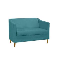 Namoradeira Átila Suede 2 lugares Para Varanda Sala - Jbf Poltronas e 