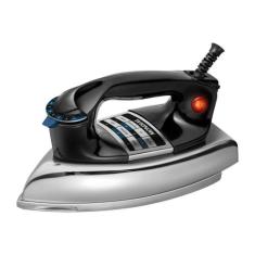 Ferro de Passar A Seco Mondial FS-01-BI  Preto/Cromado, 1250W, Preto e