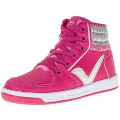 Tênis Infantil Feminino Cano Alto Via Vip - Vv3804