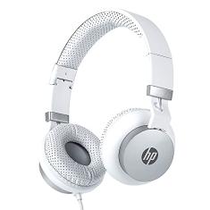 HP Headset DHH-1205 Branco Dobrável Conexão P2 3.5mm Possui microfone omnidirecional Potência nominal 10mW cabo de 140 cm revestido de Nylon trançado 8IJ39AA
