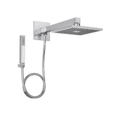 Chuveiro Deca Quadrado 1992.C.Des de Parede com Desviador Cromado