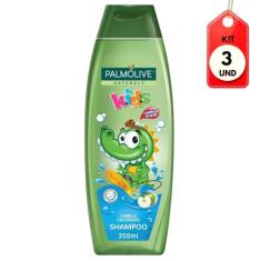 Kit C/03 Palmolive Kids Cachos Shampoo Infantil 350ml