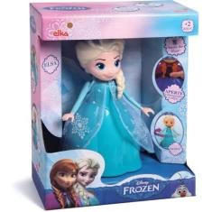 Boneca Com Sons Frozen Rainha Elsa Elka 947