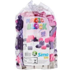 Blocos de Montar Magic BLOCK 140 Peças Simo TOYS