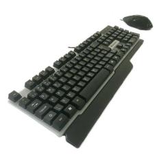 Teclado E Mouse Retroiluminado Led Gamer C/ Fio Usb - Jogos - Banson T