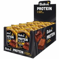 Kit 10Und Pao De Mel Belive Protein Zero Acucar, Gluten 45G