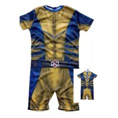 Fantasia Infantil Roupa Wolverine ( 2 a 9 anos ) - SGB Modas e Varieda