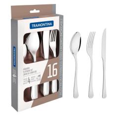 Faqueiro Tramontina 16 Peças Em Aço Inox Havana 66945654 Inox