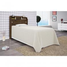 Cabeceira Box Solteiro 0,88cm Elisa Malbec - Framar Móveis