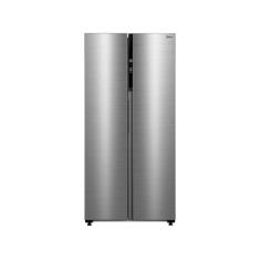 Refrigerador Midea Side By Side 442 Litros MDRS598, Prata, 110V