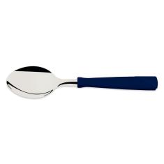 Conjunto de Colheres para Chá Tramontina New Kolor com Lâminas em Aço Inox e Cabos de Polipropileno Azul 12 Peças Tramontina