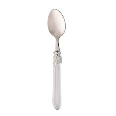 Lyor CJ 6 COLHERES P/MESA DE AÇO INOX C/CABO DE PLÁSTICO DESTINY TRANSPARENTE 20,5cm