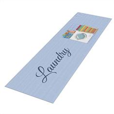 Tapete Passadeira Clean Laundry 200x60 Antiderrapante