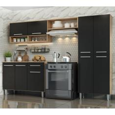 Armário Cozinha Estrela 9 Portas 1 Gav C/ Balcão