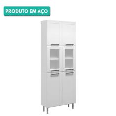 Paneleiro Duplo 100% Aço 6 Portas 6037 Múltipla Bertolini Branco