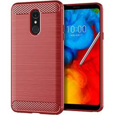Capa para LG Q Stylus Alpha, com sensação suave, proteção total, anti-arranhões e impressões digitais + capa de celular resistente a arranhões para LG Q Stylus Alpha
