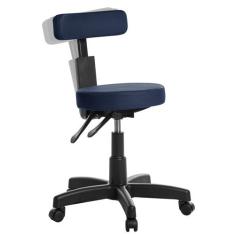 Cadeira Mocho Giratoria Com Back Em Viena Rosa - Goldflex